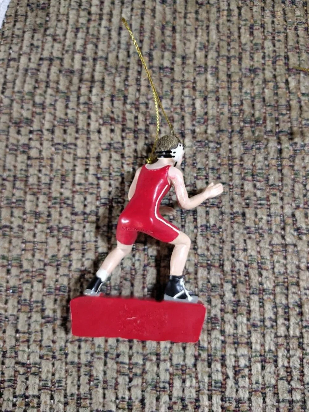 Wrestling Boy Ornament